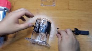 Basis Mesin Pemangkas Elektrik/Trimming Machine Transparent Cover Base/Trimmer Machine Base