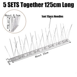 Bird Repeller Spikes Against Pigeons Scare Birds Outside Outdoor Repellent Anti Garden Supplies Dissuasore Gadgets Scarecaper