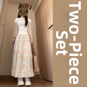 Homecore | Floral Summer Long Dress Set