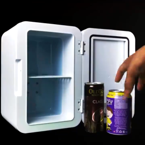 XIAOMI 8L portable car refrigerator outdoor mini refrigerator cosmetic box car and home dual-purpose small refrigerator Peti sejuk 迷你车家两用小冰箱