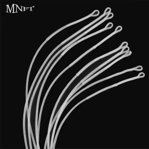 MNFT 5Pcs Tear Resistant Fly Line Loop Connectors Durable Nylon Braided Leader 20/30/50LB Fly Fishing Loop Connector