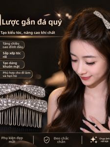 Kẹp Tóc Dạng Cung Đính Hột Pha Lê Elegante Cho Kiểu Tóc búi