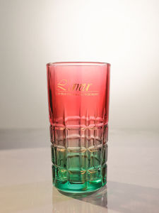 Colorful Glass Cup Retro Luxury High End Whiskey Glass Attractive Cup New Model Mouth Glass Water Cup Dining Utensils