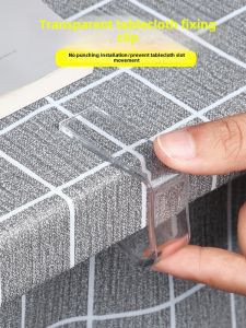 Non-Slip Tablecloth Holder Home Use Living Room Dining Table Cloth Anti-Slip Positioner Table Corner Fixer Meal Table Mat