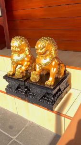 🦁สิงห์คู่ใหญ่🔥ผ่านพิธี🔥สิงห์โตคู่มงคล มีหน้าร้าน 8/12/17 นิ้ว (รวมฐาน) แก้ฮวงจุ้ย ปกป้องคุ้มครอง แก้ทางสามแพร่ง สิงใต้#สิงห์คู่ #สิงห์โตฮวงจุ้ย #สิงห์