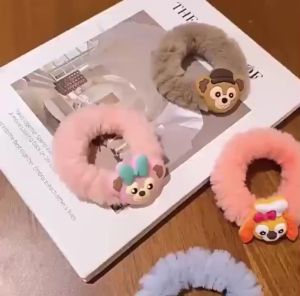 Dây buộc tóc cho bé dây buộc tóc cute cột tóc Hàn Quốc cột tóc lông mềm mịn hình thú dễ thương - Happy Home 4U