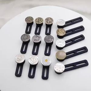 Kancing Pembesar Celana Double Extender Metal Jeans Button Adjustable / Kancing Jeans Daisy