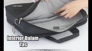 Tas Selempang Laptop  Asus ROG  Semua Merk Anti Air Double Cabin 17 Inch -  17.3 Inch ( Tas OPTIMUS )
