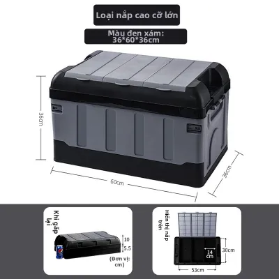 Hộp Lưu Trữ Hành Lý Gập Được Cho Ô Tô