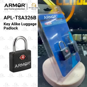 ARMOR Luggage Padlock TSA326B TSA Approved Travel Lock