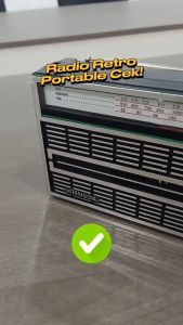 Radio AC/DC 4250 Portable International 2 BAND FM - AM Antik Klasik Jadul Awet