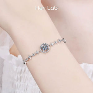 Her Lab | High-end Ladies Sterling Silver Star Diamond Bracelet
