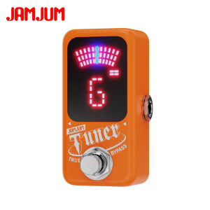 JAMJUM Tuner Mini Chromatic Tuner Pedal LED Display True Bypass 9V Dc High-Accuracy Tuner For Guitar/Bass