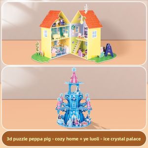 Yoursoulbird | 3D Handmade Educational House Model Puzzle 3-8 Years Old
