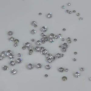 100pcs Mixed Size Clear White Nail Rhinestones Premium 33 Cut Sparkling Pointed Back Crystals Nail Diamonds DIY Nail Decorations
