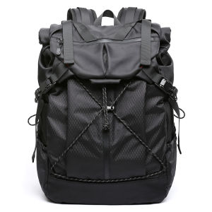 MOYYI Premium Oxford Mens Backpack 15.6 Inch Laptop Multifunction Durable Unique Large Capacity Outdoor Travel Work Sports Bag
