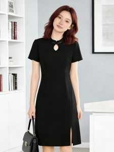 BALENO | Summer New Chinese Style Slit A-Line Dress