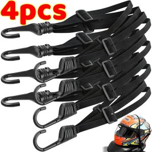 Motorcycle Back Seat Helmet Strips Elastic Rope Motorcycle Helmet Fixed Strap Adjustment Fix Rope Goods Strap Luggage Net 90cm