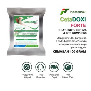 CETA DOXI FORTE - Antibakteri Untuk Mengobati Snot/Coryza & CRD Kompleks Pada Unggas