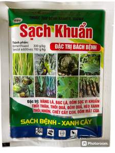Sạch khuẩn lúa rau màu hoa - héo xanh đốm sọc tóp đầu lá bạc lá ghẻ sẹo lưu dẫn 30gram