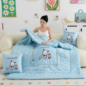 Clow M Pillow and Quilt Dual-Use Car Sofa Cushion Cute Office and Dormitory Lunch Break Airable Cover Sanrio