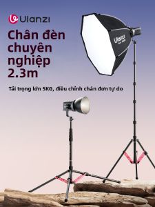 Ulanzi | Chân Đèn Sợi Carbon T230 Siêu Nhẹ 950g Cao 2.3m