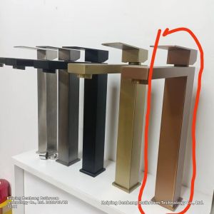 YYBAIO | Elevated Rose Gold & Black Brushed 304 Stainless Steel Faucet