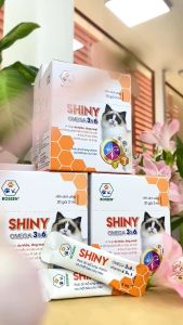 BOSSEN - (Dầu Cá cho MÈO) SHINY for Cat Bổ sung Vitamin Omega 3 và Acid béo Thiết Yếu cho Mèo