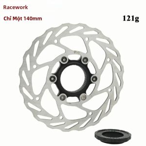 RACEWORK Siêu Nhẹ Phanh Đĩa Cánh Quạt Cho MTB Xe Đạp Đường Bộ Khóa Trung Tâm Tản Nhiệt Hiệu Suất Cao 140mm/160mm Phanh Xe Đạp