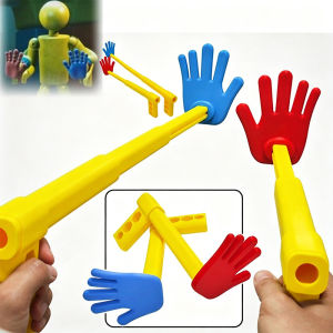 3D Printed Extendable Rock Paper Scissors Hand Toy Interactive Retractable Clapper Game Family Stress Relief Entertainment Toy