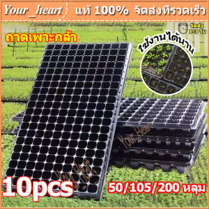 *ค่าส่งถูก*10 ชิ้น ถาดเพาะกล้า ถาดเพาะชำ ถาดเพาะต้นกล้า ถาดเพาะต้นอ่อน ถาดเพาะเมล็ด ถาดเพาะปลูกผัก 50หลุม 72หลุม 105หลุม 200หลุม เมล็ด เมล็ดพันธุ์
