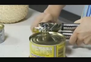 Dụng cụ mở nắp lon khui sữa hộp đa năng chất liệu inox tay cầm chống trượt