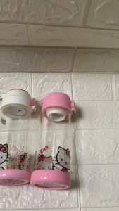 Hello kitty tumbler glass water bottle