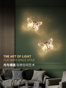 Nordic Luxury Creative Wall Lamp Bedside Lamp Modern Simple Living Room Stair Background Wall Lamp Internet Famous Corridor Passage Light