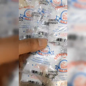 ( 10pcs ) CITRUN Cap Gajah 20gr Kemasan kecil / Citric Acid Food Grade / Asam Sitrat Pangan / Pemutih Pembersih pakaian