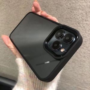 ✨ส่งฟรี ลดแรง✨TPU เคสกันกระแทก เคส สำหรับไอโฟน11 คสไอ iPhone 11 13 14 6 Plus 8 7 Plus XR X XS 16 Pro Max 12 12 Pro Max 13 14Pro Max XS Max iPhone 15 Pro Max หรูหรา สําหรับ เคสโทรศัพท์อะคริลิคใสแบบแข็ง