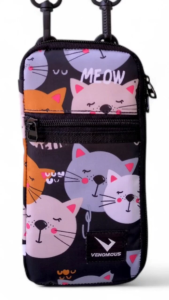 Dompet Tangan Multifungsi Poliester Desain Karakter - Kapasitas Tunggal - Motif Ceria & Aksesoris Tangan