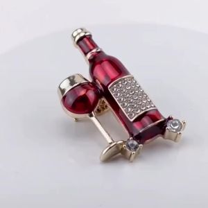 Trâm Cài Pha Lê Men Sứ Sáng Tạo Dành Cho Nữ Phụ Kiện Thời Trang Thiết Kế Mới Ghim Pha Lê Trang Trí Quần Áo