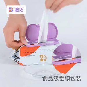 FANTASY Deeyeo High Quality Infant and Childrens Hand and Mouth Wet Wipes Baby Kids Soft and Safe Comfortable Wipes with Weak Acid Allergy-free Formula No CIT/MIT Preservatives 80 Pieces Per Pack BETTER CHOICE FOR BABY KIDS