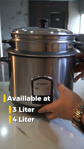 Dreepor Rice cooker 4L/3L/2L household multi-functional rice cooker non-stick inner pot Multi-functional rice cooker non-stick large rice cooker