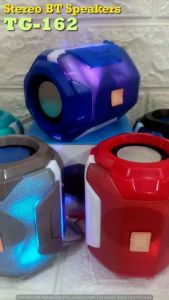 Speaker Bluetooth Stereo Wireless T&G TG162 LED Speker Portable Mega Bass TG-162