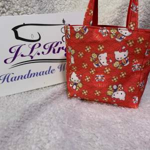 Handmade Tote Bag Mahjong batik Sia My Melody Fortune Cat