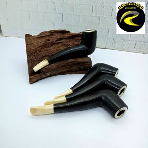 once pipa kayu kelor hitam kombinasi tulang minimalis M65