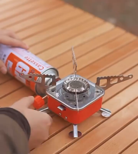 TIDY Portable Camping Stove Split Type Mini Butane gas Stove Outdoor Cookware Camping Equipment