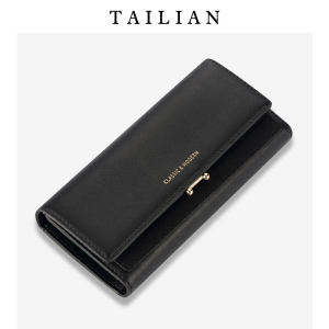 Long Wallet Card Holder Integrated Fashion Fashion Womens Large Capacity Wallet Pu Three Foldable Clutch Bag Wallet New Arrival