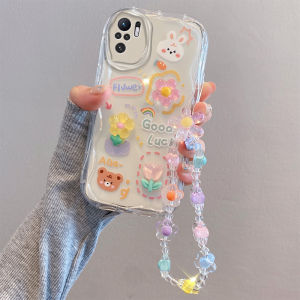 Redmi Note10 4G International Version Phone Case Airbag Anti-fall Soft Full Edge Protection Cover Female Model Creative 3D Cartoon Cute Trendy New Design