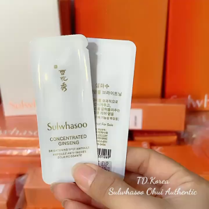 Gói Huyết Thanh Sulwhasoo Bạch Sâm Giảm Nám Tàn Nhang Concentrated Gingseng Brightening Spot Ampoule 1ml tloskorea cũ