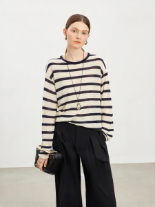 Vero Moda | Áo Sweater Dáng Rộng Phối Màu Sọc