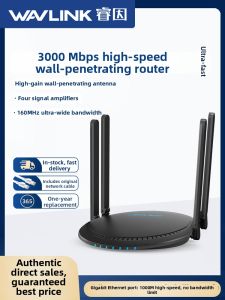 Wavlink | High Power Full Coverage Wi-Fi 6 Router 3000Mbps