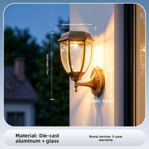 GUAIJUE |Solar Waterproof Outdoor Decorative Wall Light